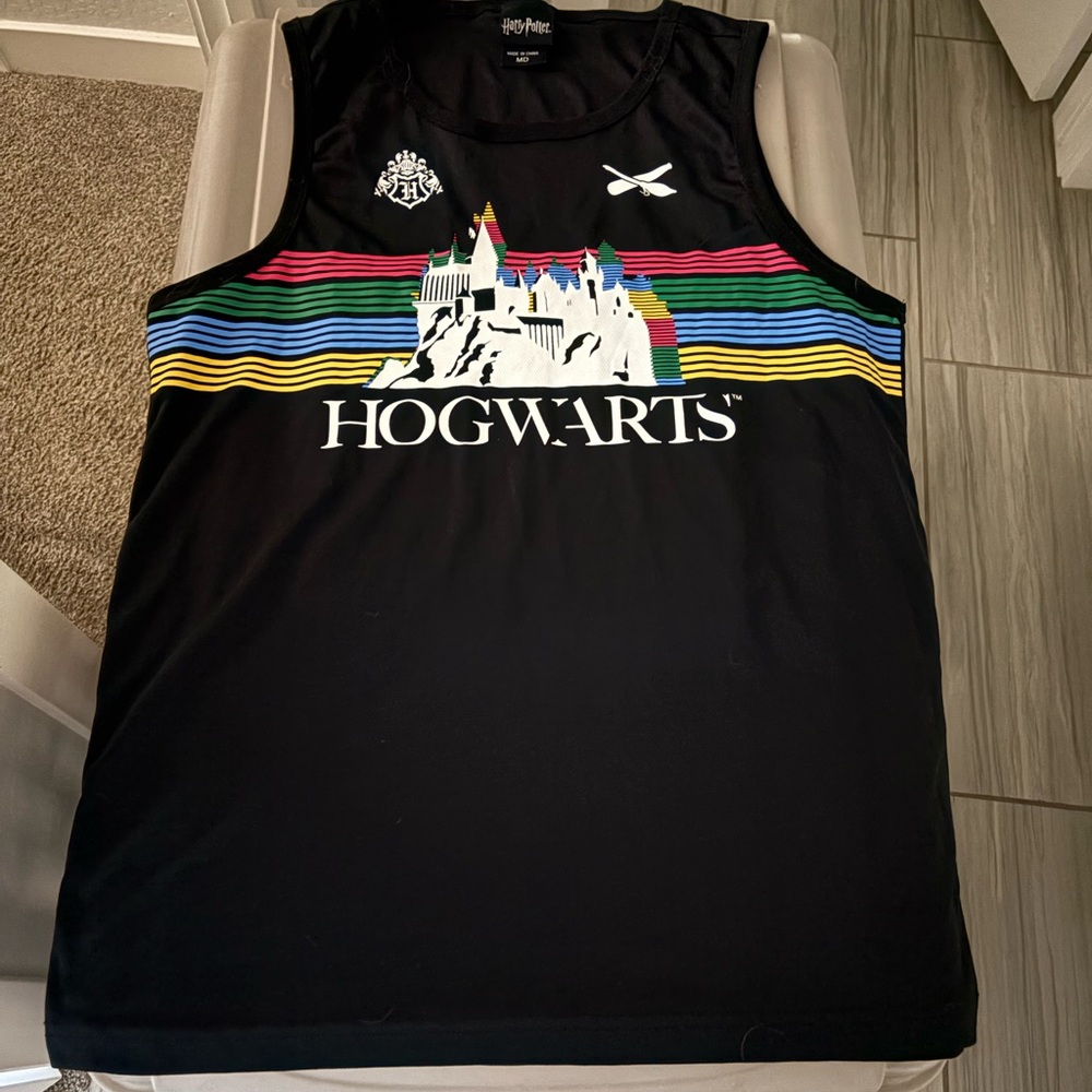 Harry Potter Hogwarts Black Tank Top